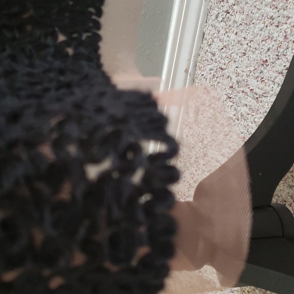 BCBGMAXAZARIA Black Contrast Wool Blend Midi Dress Size 2 - Picture 5 of 8